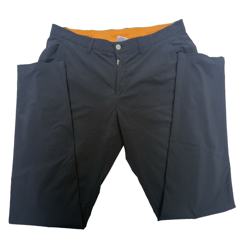 Macade Mens Golf Pants Black Size 36x36 Slim Stretch Performance Zipper Tapered